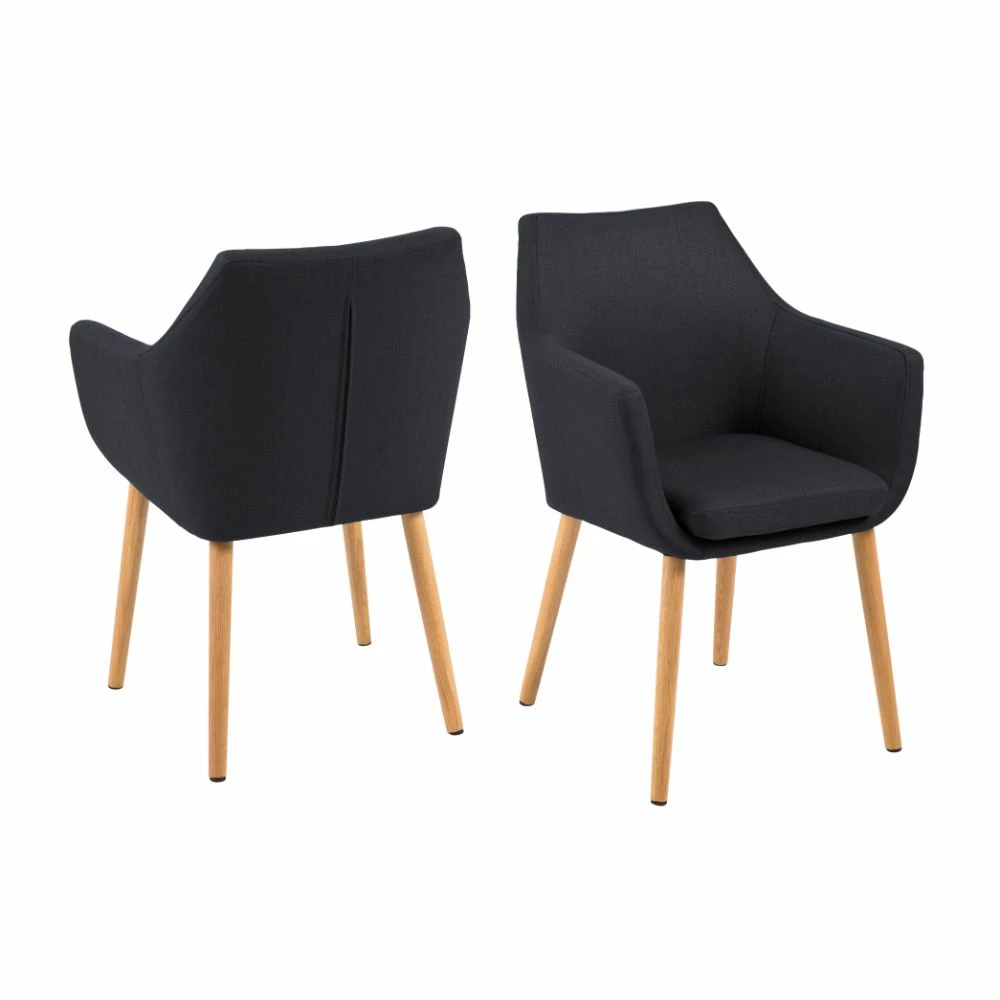 Nora Spisebordsstol, Antracit 3 Nora Spisebordsstol, Antracit