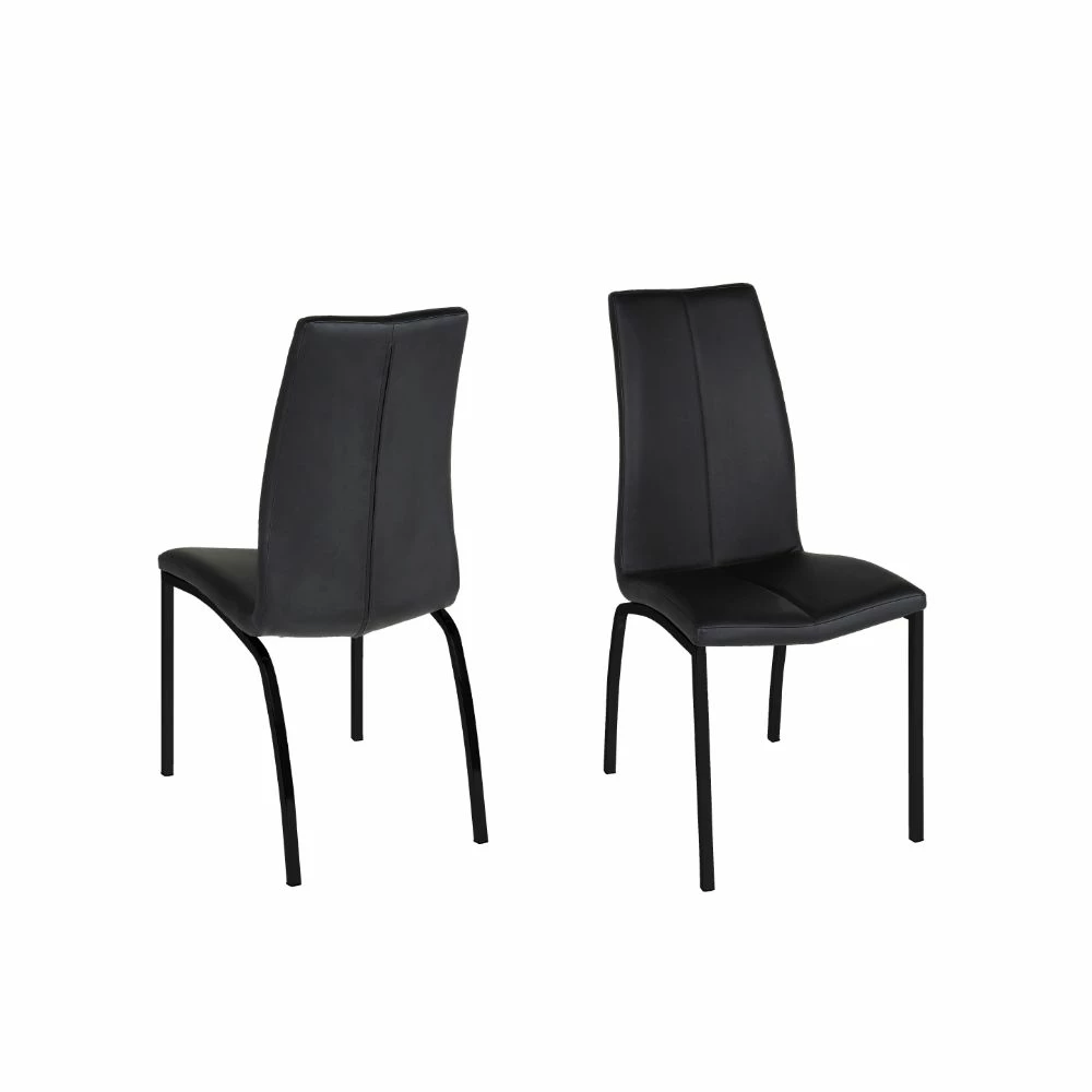 Asama Spisebordsstol, Sort/sort 2 Asama Spisebordsstol, Sort/sort