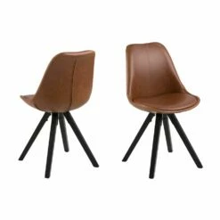 Dima Spisebordsstol, Cognacbrun/PU