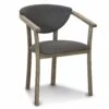Derby Spisesbordsstol, Smoked Olieret Eg M. Antracitfarvet Sæde 2 Derby Spisesbordsstol, Smoked Olieret Eg M. Antracitfarvet Sæde -møbel butik 24594