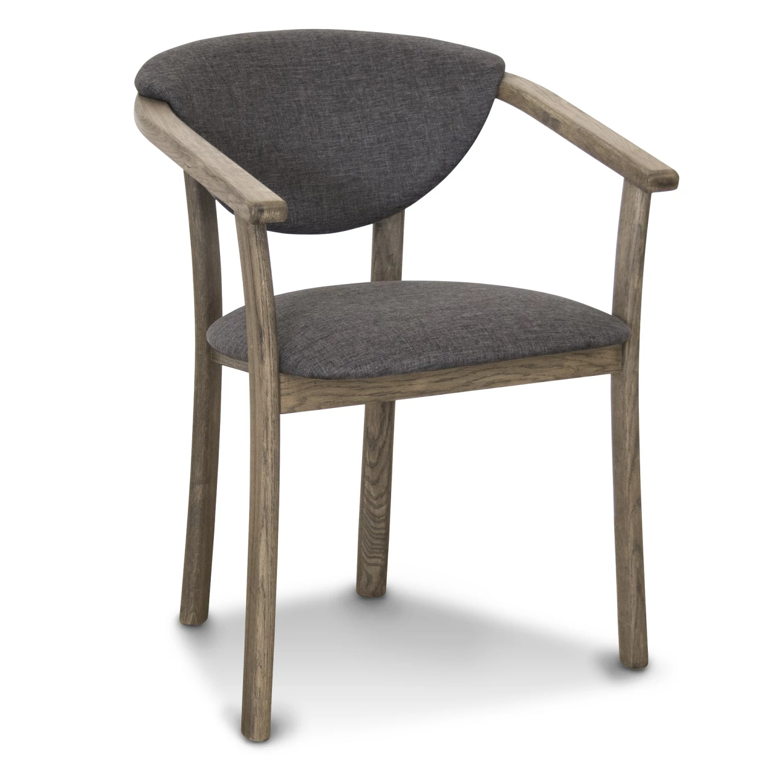 Derby Spisesbordsstol, Smoked Olieret Eg M. Antracitfarvet Sæde 3 Derby Spisesbordsstol, Smoked Olieret Eg M. Antracitfarvet Sæde