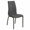 Alina Spisebordsstol, Mørkegrå M. Sort Stel -møbel butik 27160