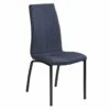 Alina Spisebordsstol, Mørkeblå M. Sort Stel -møbel butik 27161