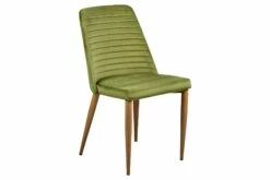 Dallas Spisesbordsstol, Grøn Velour M. Egelook Metalben