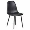 Torino Spisesbordsstol, Sort M. Sorte Metalben -møbel butik 28703