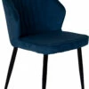Evelyn Spisebordsstol, Blå Fløjl 2 Evelyn Spisebordsstol, Blå Fløjl -møbel butik 29144