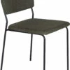 Ally Spisesbordsstol, Olivengrøn M. Sorte Metalben 1 Ally Spisesbordsstol, Olivengrøn M. Sorte Metalben -møbel butik 29296