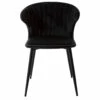 Sunbury Spisebordsstol, Sort Velour -møbel butik 29736