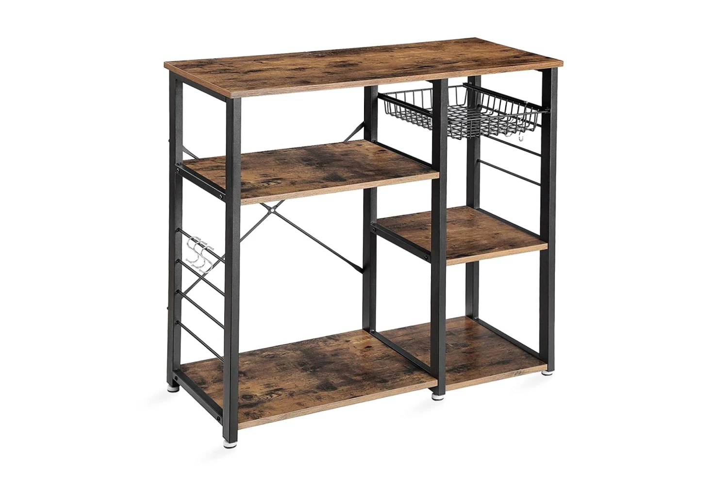 Vasagle Konsolbord M. Opbevaring, Trælook 3 Vasagle Konsolbord M. Opbevaring, Trælook