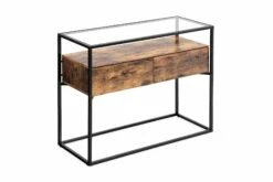 Vasagle Konsolbord M. Glasplade