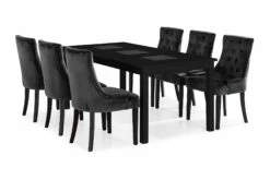 Jasmin Spisebordssæt M. 6 Victoria Spisebordsstole