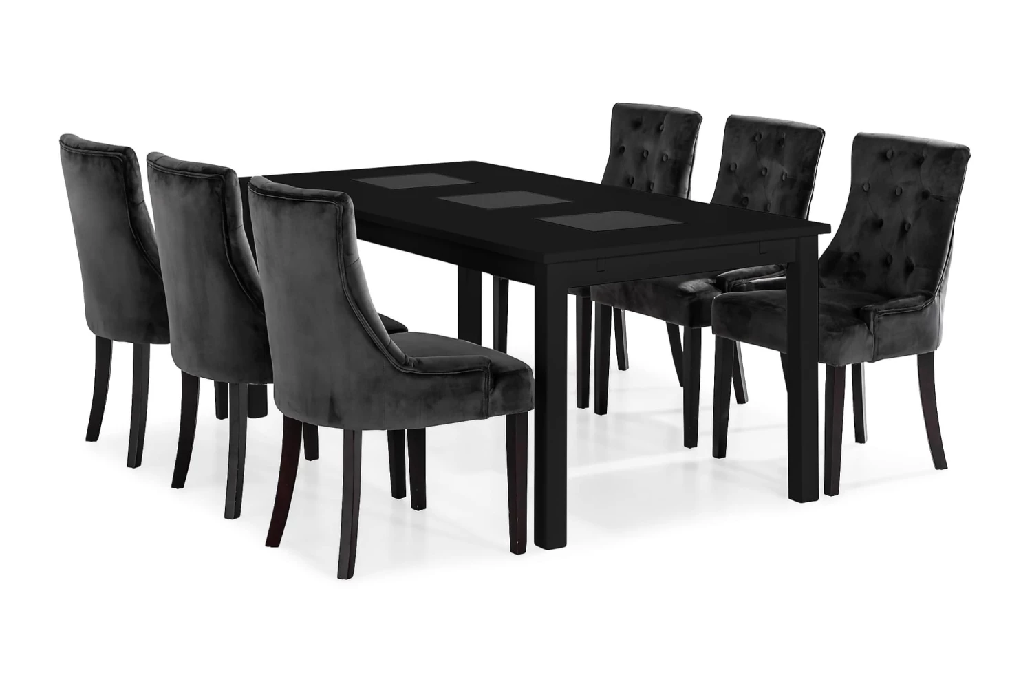 Jasmin Spisebordssæt M. 6 Victoria Spisebordsstole 3 Jasmin Spisebordssæt M. 6 Victoria Spisebordsstole