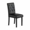Brunnevik Spisebordsstol, Sort Kunstlæder -møbel butik 90001280335