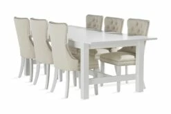 Altea Spisebordssæt M. 6 Bergviken Spisebordsstole