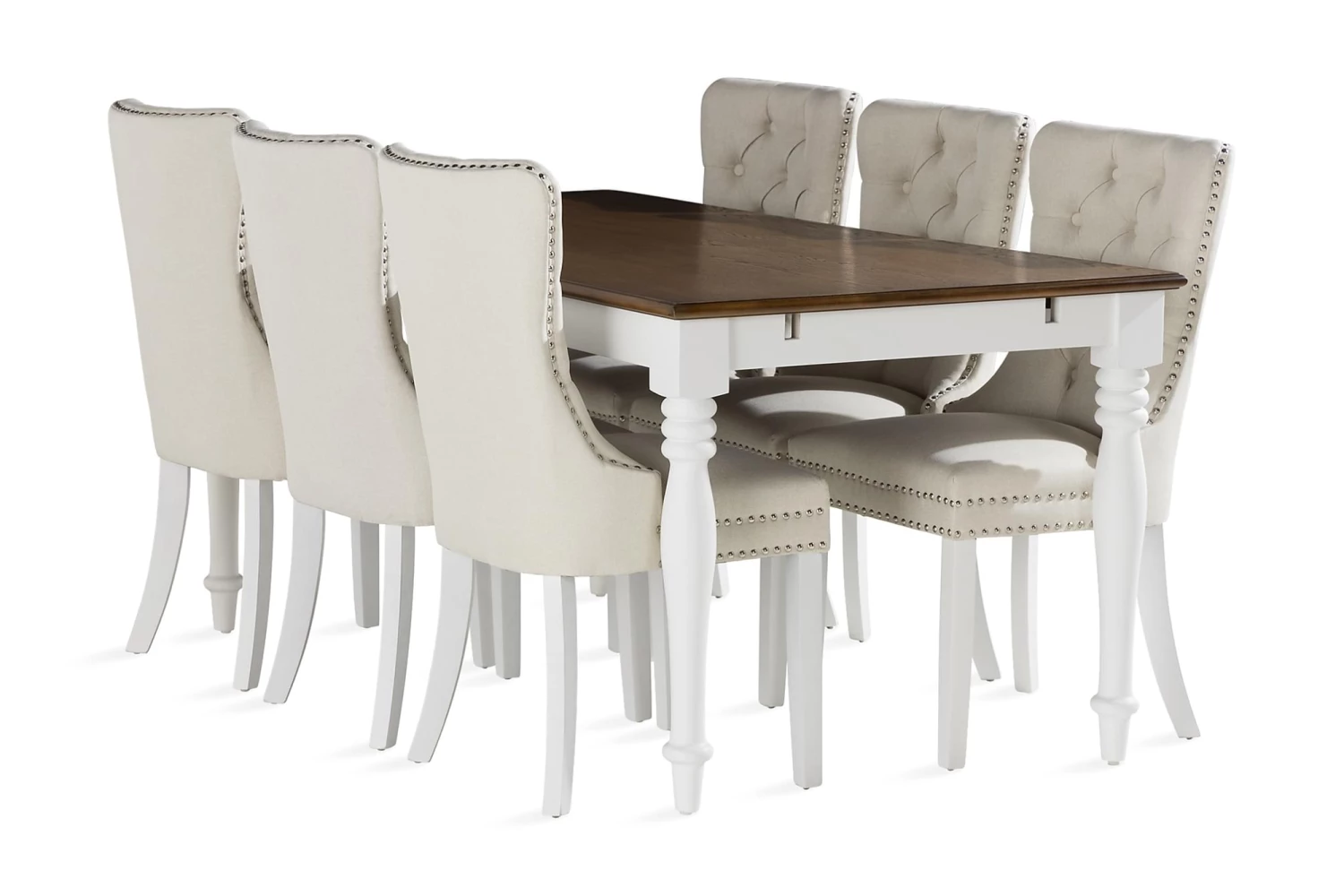 Glover Spisebordssæt M. 6 Bergviken Spiseborsstole 3 Glover Spisebordssæt M. 6 Bergviken Spiseborsstole