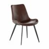 Beah Spisebordsstol, Brun Kunstlæder 1 Beah Spisebordsstol, Brun Kunstlæder -møbel butik 90001421226