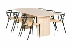 Kopparbo Spisebordssæt M. 6 Winston Spisebordsstole