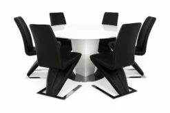 Diamond Spisebordssæt M. 6 Zion Spisebordsstole