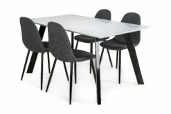 Fly Spisebordssæt M. 4 Nibe Spisebordsstole