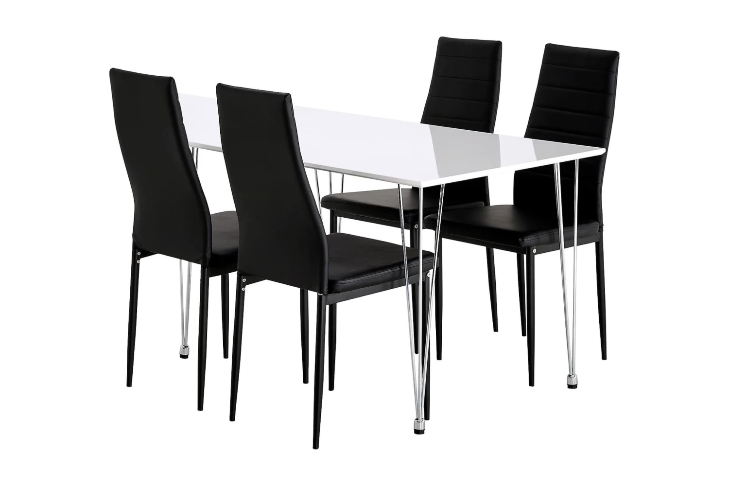 Zagar Spisebordssæt M. 4 Kaye Spisebordsstole 3 Zagar Spisebordssæt M. 4 Kaye Spisebordsstole