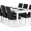 Jasmin Spisebordssæt M. 6 Viktor Spisebordsstole 1 Jasmin Spisebordssæt M. 6 Viktor Spisebordsstole -møbel butik 9000647848
