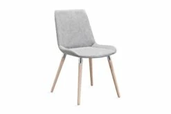 Waltham Spisebordsstol, Grå M. Egetræsstel