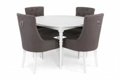 Erin Spisebordssæt M. 4 Viktoria Spisebordsstole