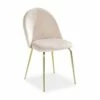 Elba Spisebordsstol, Beige M. Messing Stel 2 Elba Spisebordsstol, Beige M. Messing Stel -møbel butik 9000687345