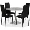 Caitly Spisebordssæt M. 4 Ted Spisebordsstole -møbel butik 9000687972