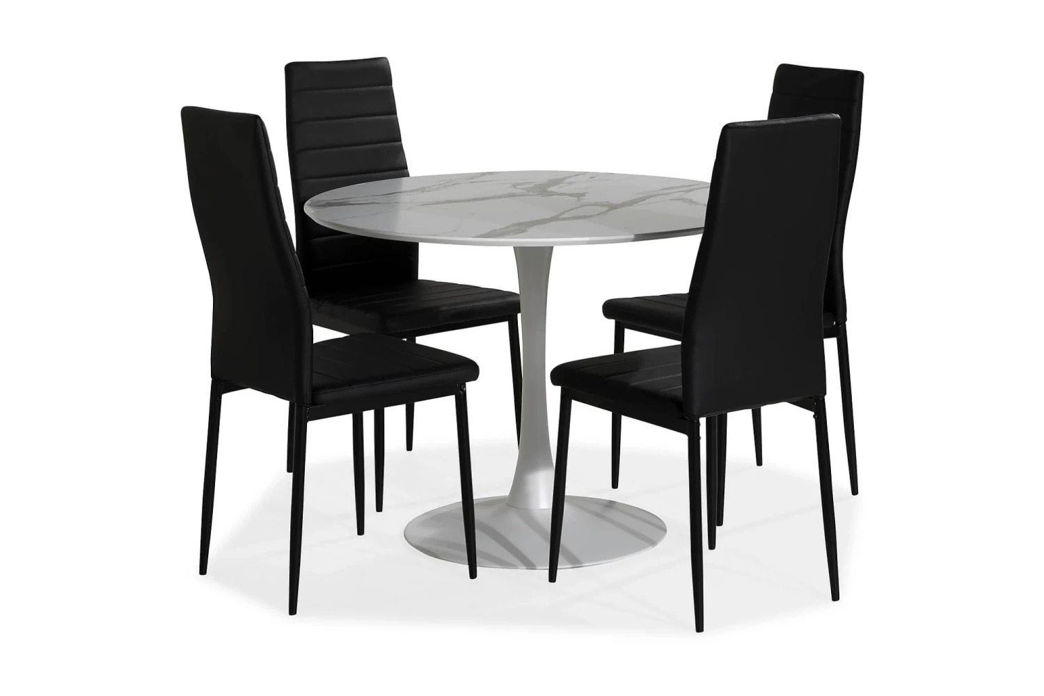 Caitly Spisebordssæt M. 4 Ted Spisebordsstole 3 Caitly Spisebordssæt M. 4 Ted Spisebordsstole