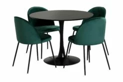 Caitly Spisebordssæt M. 4 Felipe Spisebordsstole