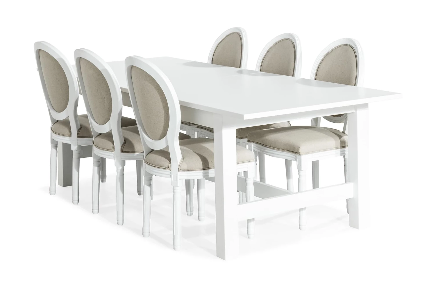 Altea Spisebordssæt M. 6 Lewis Spisebordsstole 3 Altea Spisebordssæt M. 6 Lewis Spisebordsstole