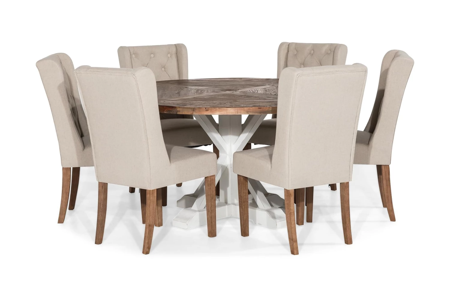 Lyon Spisebordssæt M. 6 Irma Spisebordsstole 3 Lyon Spisebordssæt M. 6 Irma Spisebordsstole