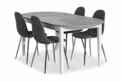 Romeo Spisebordssæt M. 4 Nibe Spisebordsstole