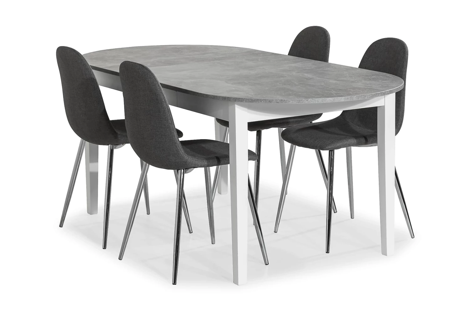 Romeo Spisebordssæt M. 4 Nibe Spisebordsstole 3 Romeo Spisebordssæt M. 4 Nibe Spisebordsstole