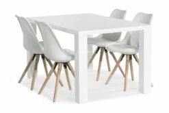 Cibus Spisebordssæt M. 4 Forum Spisebordsstole