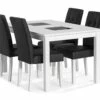 Jasmin Spisebordssæt M. 4 Viktoria Spisebordsstole 1 Jasmin Spisebordssæt M. 4 Viktoria Spisebordsstole -møbel butik 9000701308