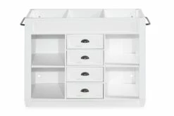 Hampton Køkkenø M. Opbevaring, Hvid