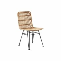 Valencia Spisebordsstol, Ratan/sort